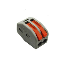 Load image into Gallery viewer, (30/50/100 pcs) PCT-222 mini fast wire Connectors Universal Compact Wiring Connector push-in Terminal Block PCT-212 213 214 215