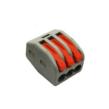 Load image into Gallery viewer, (30/50/100 pcs) PCT-222 mini fast wire Connectors Universal Compact Wiring Connector push-in Terminal Block PCT-212 213 214 215