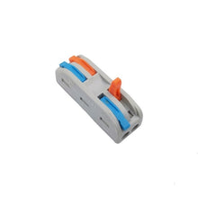 Load image into Gallery viewer, (30/50/100 pcs) PCT-222 mini fast wire Connectors Universal Compact Wiring Connector push-in Terminal Block PCT-212 213 214 215