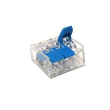 Load image into Gallery viewer, (30/50/100 pcs) PCT-222 mini fast wire Connectors Universal Compact Wiring Connector push-in Terminal Block PCT-212 213 214 215